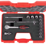 1107 00 6015 1/4” Altı Köşe Lokma Anahtar Takımı (15 parça, mm)