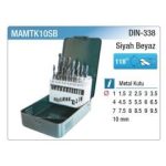 NT Tools MAMTK10SB Matkap Ucu Takımı Siyah Beyaz 19 Parça - Görsel 4